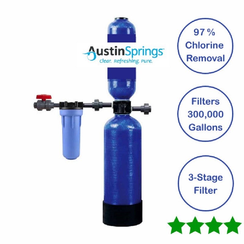 Whole House Water Filtration System 3 Years or 300,000 Gallon w/ 10" Pre Filter