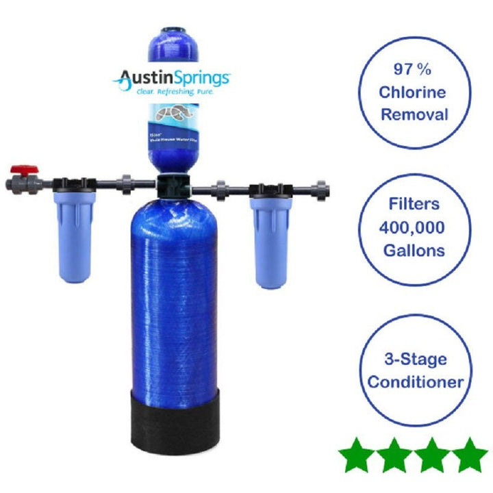 Chloramines Whole Home 4 Stage Filter 4 Years or 400,000 Gallons