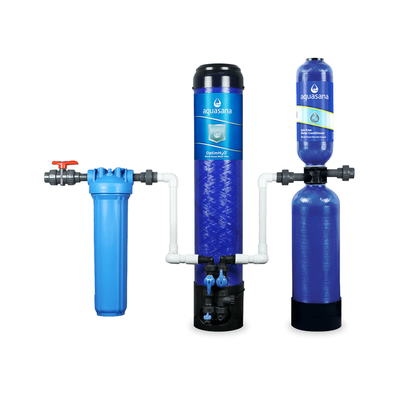 Whole House CITY OptimH2O Water Filter Kit with Salt Free Water Conditioner