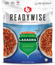 Load image into Gallery viewer, ReadyWise 2.5 Serving Still Lake Lasagna with Sausage 5.93 Oz 10 PACK
