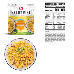 ReadyWise Early Dawn Breakfast Skillet 2.5 Servings 3.74 Oz 10 PACK