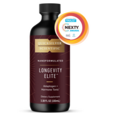 Load image into Gallery viewer, Quicksilver Scientific Longevity Elite Adaptogen Tonic 100 ml, dietary supplement for hormonal balance and longevity, 2 pack.
