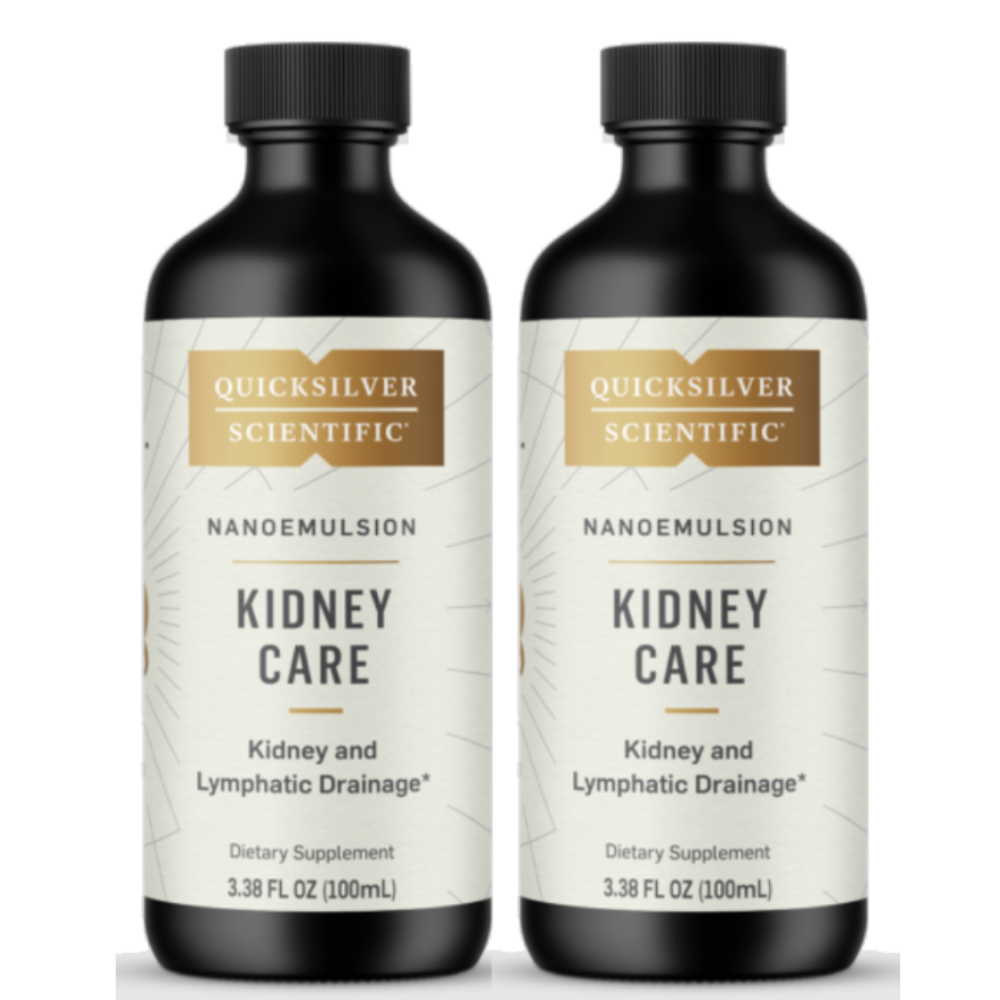 Quicksilver Scientific QS-KIDNEYCARE 3 Pack, Kidney Care botanicals and nutraceuticals supplement, 100ML bottles.