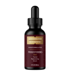 Quicksilver Scientific Progesterone+ Topical Replenishing Serum bottle 30ml.