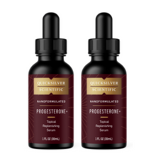 Load image into Gallery viewer, Quicksilver Scientific Progesterone+ Topical Replenishing Serum PROGEST 3 PACK bottles.
