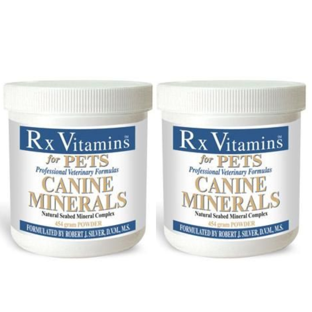 Rx Vitamins For Pets Canine Minerals 454 Grams Mineral Supplement CANMIN 2 PACK