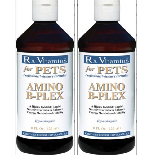 Rx Vitamins for Pets Amino B-Plex B Complex 8 Oz AMB8, 3 pack.