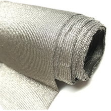 Load image into Gallery viewer, Faraday Cyber ES Fabric EMF RF Shielding Silver Elastic Fabric, 62&quot; roll.
