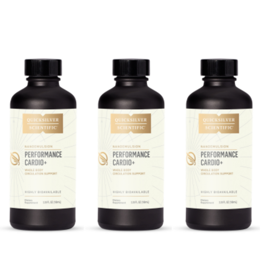 Quicksilver Scientific QS-CARDIO Performance Cardio+ 3 Pack bottles