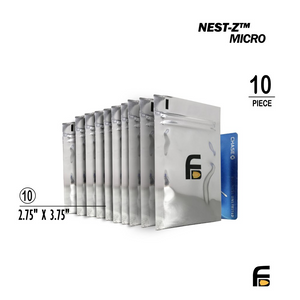 Faraday 10 PC Credit Card NEST-Z 5-layer protection bags, EMI and EMP shielding, heat-sealable, 2.5x4 inches.