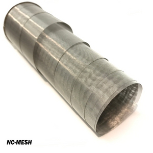 Faraday Cyber Fabric EMF RF Shielding Light Filtering Mesh Roll, 50" width, nickel coated, high performance, light filtering.