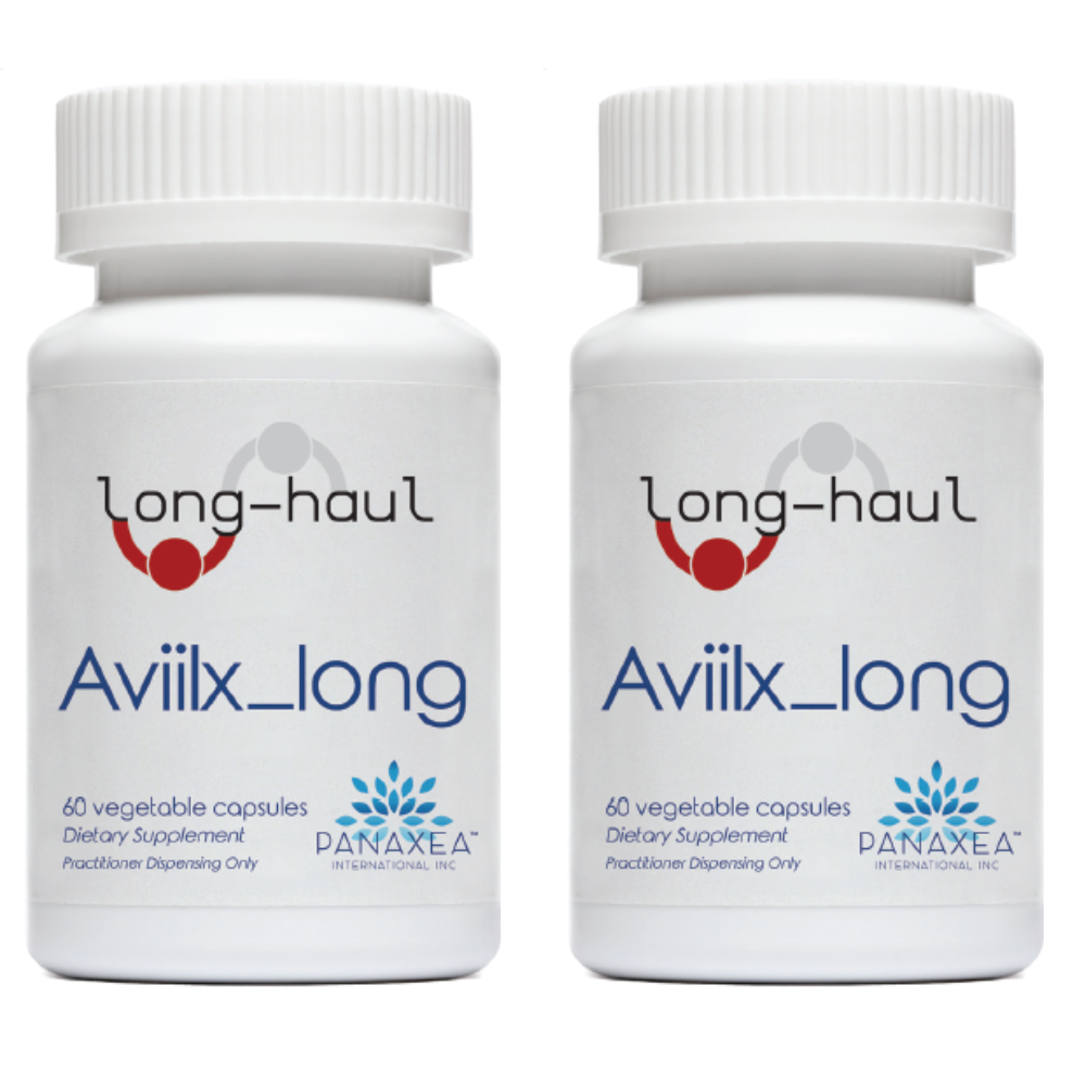 Panaxea Aviilx Long Haul Standardized Botanical Compounds 60 x 500 mg Caps 2 PACK