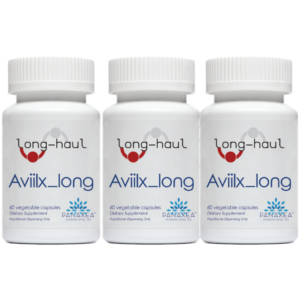 Panaxea Aviilx Long Haul Standardized Botanical Compounds 60 x 500 mg Caps 3 PACK