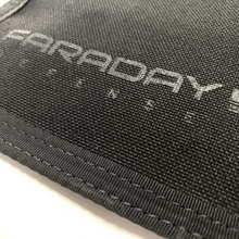 Load image into Gallery viewer, Faraday Cordura Berry Compliant Jacket close-up of fabric texture and stitching.
