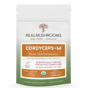 Real Mushrooms Cordyceps Mushroom Extract Bulk Powder  60 Gm RM-CORDYPWD 3 PACK