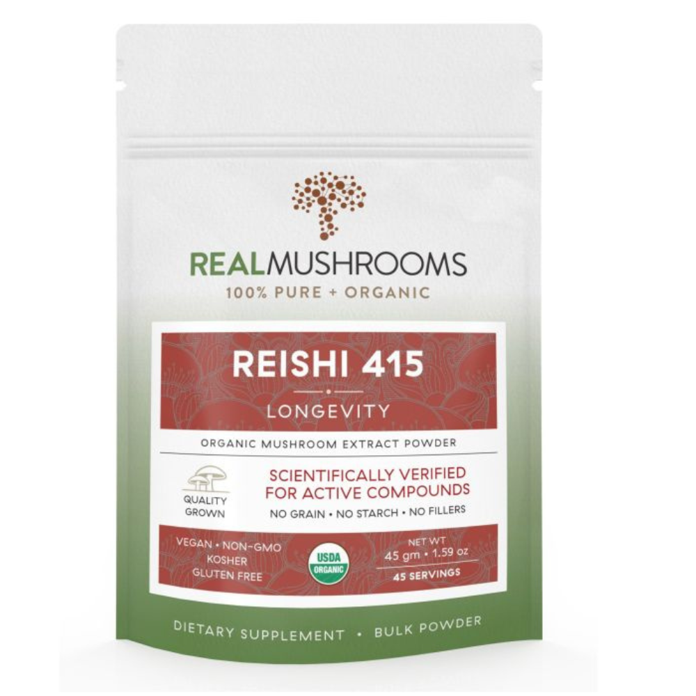 Real Mushrooms Reishi Mushroom Extract Bulk Powder 45 Grams RM-REISHIPWD