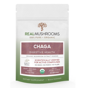 Real Mushrooms Chaga Extract Powder 60 Grams RM-CHAGAPWD 3 PACK