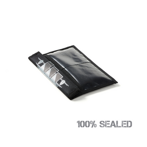 Faraday protection bag with triple layers, 100% sealed, designed for cell phone signal blocking.