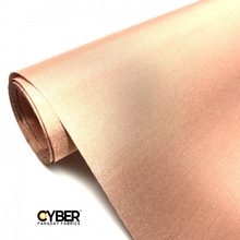 Load image into Gallery viewer, Faraday Cyber CX Faraday Fabric EMF RF Shielding Copper Fabric Roll, 44&quot; width, copper color, high performance shielding.
