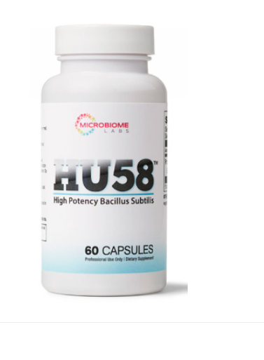 Microbiome Labs HU58 Probiotic 60 Caps Support Gut Health and Microflora Balance