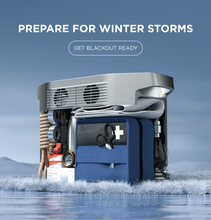 Load image into Gallery viewer, EcoFlow DELTA 1300 Portable Power Station for winter storm preparedness.
