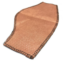 Load image into Gallery viewer, Faraday Cyber CX-100 copper fabric for EMF/RFID shielding, 39&quot; width, flexible, copper-plated, high conductivity.
