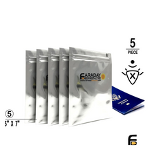 Load image into Gallery viewer, Faraday Defense 5 PC NEST-Z EMP Faraday Bags 5&quot;x7&quot; for electronics protection.
