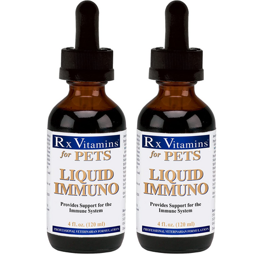 Rx Vitamins for Pets Liquid Immuno 2 Oz, L-Lysine Plus 2 Pack