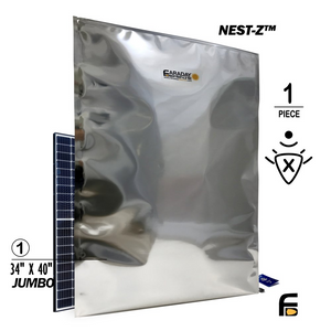 Faraday Bags NEST-Z JUMBO - XXXL, 34"x40" EMP protection bag with high tensile strength and EMI shielding.