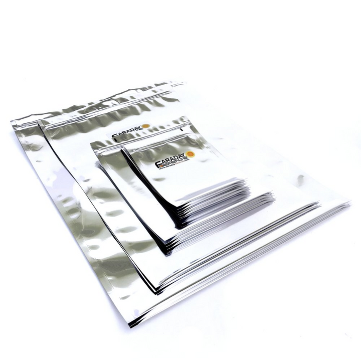 Faraday 15 PC Large-Kit NEST-Z 7.0mil EMP Faraday Bags for electronics protection.