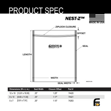 Load image into Gallery viewer, Faraday NEST-Z 7.0mil EMP Faraday Bags - Product Specifications
