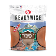 Load image into Gallery viewer, ReadyWise 6 CT Case Chocolate Royale Shake 2.5 Servings 11.29 oz 10 PACK
