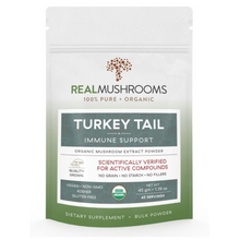 Load image into Gallery viewer, Real Mushrooms Turkey Tail Extract Bulk Powder RM-TURKEYTAILPWD 45 Grams 3 PACK
