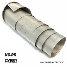 Load image into Gallery viewer, Faraday Cyber NC-RS EMF RF Shielding Nickel Copper Rip-Stop Fabric Roll 50&quot; x 1&#39;, high-performance conductive material.
