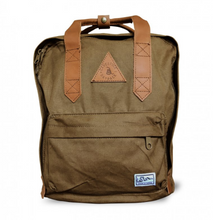 Load image into Gallery viewer, Faraday Cavestock Daypack No. 66 Desert Canvas RFID Blocking Backpack
