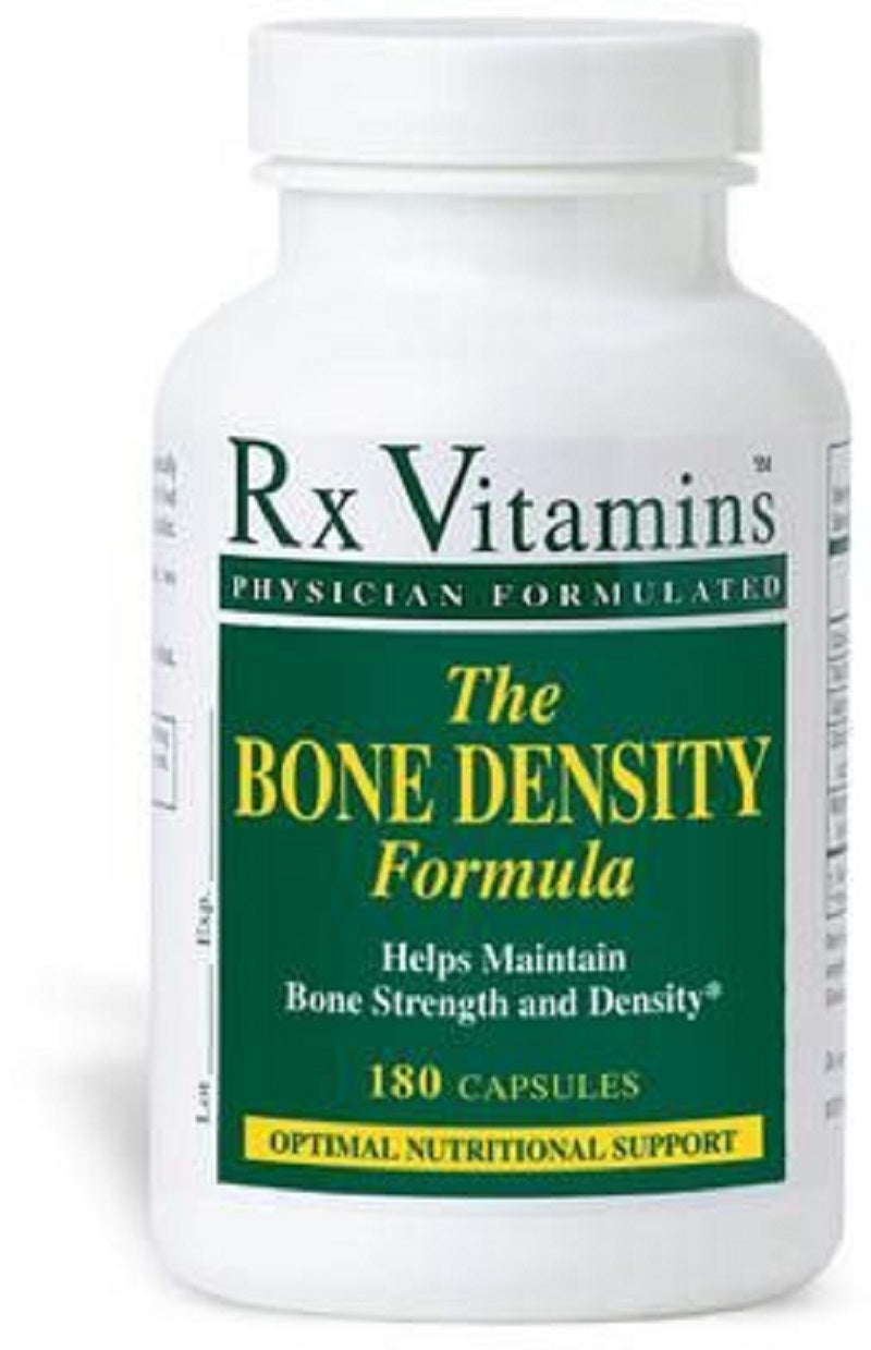 Rx Vitamins Bone Density Formula 180 Caps Helps Maintain Bone Strength