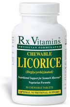 Load image into Gallery viewer, Rx Vitamins Chewable Licorice DGL 90 Tablets Digestive Support
