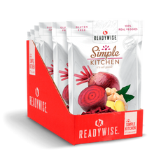 Load image into Gallery viewer, ReadyWise Simple Kitchen Ginger Beets 0.6 Oz 18 PACK
