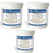 Load image into Gallery viewer, Rx Vitamins For Pets Canine Minerals 454 Grams, CANMIN 3 PACK mineral supplement for dogs.
