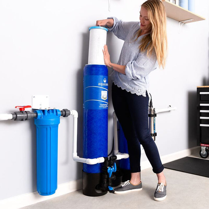Whole House CITY OptimH2O Water Filter Kit with Salt Free Water Conditioner