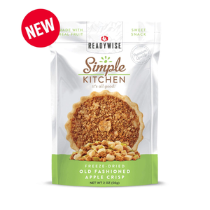 ReadyWise Simple Kitchen Old Fashioned Apple Crisp 2 Oz 18 PACK