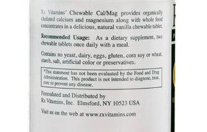 Rx Vitamins Chewable Cal/Mag 90 Chewable Tabs Healthy Bones Support 2420