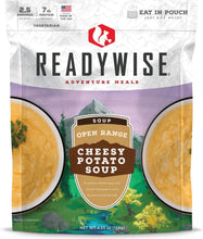 Load image into Gallery viewer, ReadyWise Open Range Cheesy Potato Soup 2.5 Servings 4.55 Oz 12 PACK
