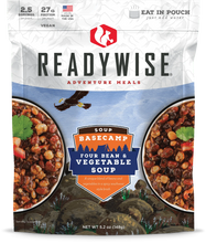 Load image into Gallery viewer, ReadyWise Basecamp Four Bean &amp; Vegetable Soup 2.5 servings 5.2 Oz 10 PACK
