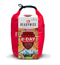 Load image into Gallery viewer, ReadyWise 2 Snacks 2 Day Adventure With 5 L Dry Bag 15 YEAR SHELF LIFE 2 PACK
