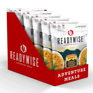 ReadyWise Summit Sweet Potato Curry 2.5 Servings 6.6 Oz 10 PACK