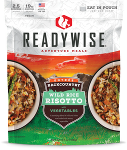 ReadyWise Backcountry Wild Rice Risotto 2.5 Servings 6.7 Oz 10 PACK