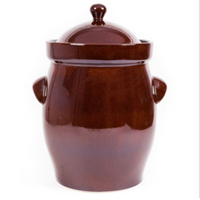 Load image into Gallery viewer, Boleslawiec Fermenting 20 Litre Polish Crock With Crock Lid Stones &amp; Manual
