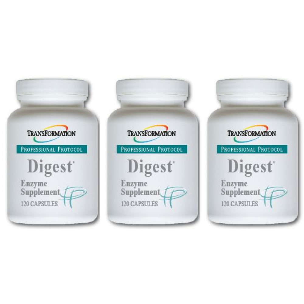 Transformation Enzymes Digest immune system health 120 capsules, 3-pack.