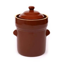 Load image into Gallery viewer, Boleslawiec Fermenting 10 Litre Polish Crock With Crock Lid Stones &amp; Manual
